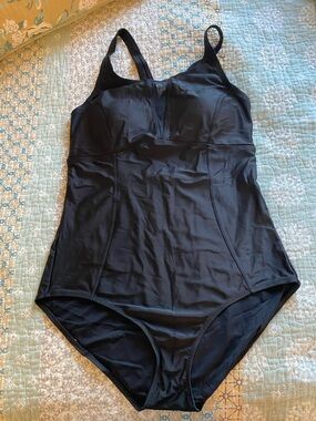 Torrid One Piece Mesh Front Swim Suit Size 0